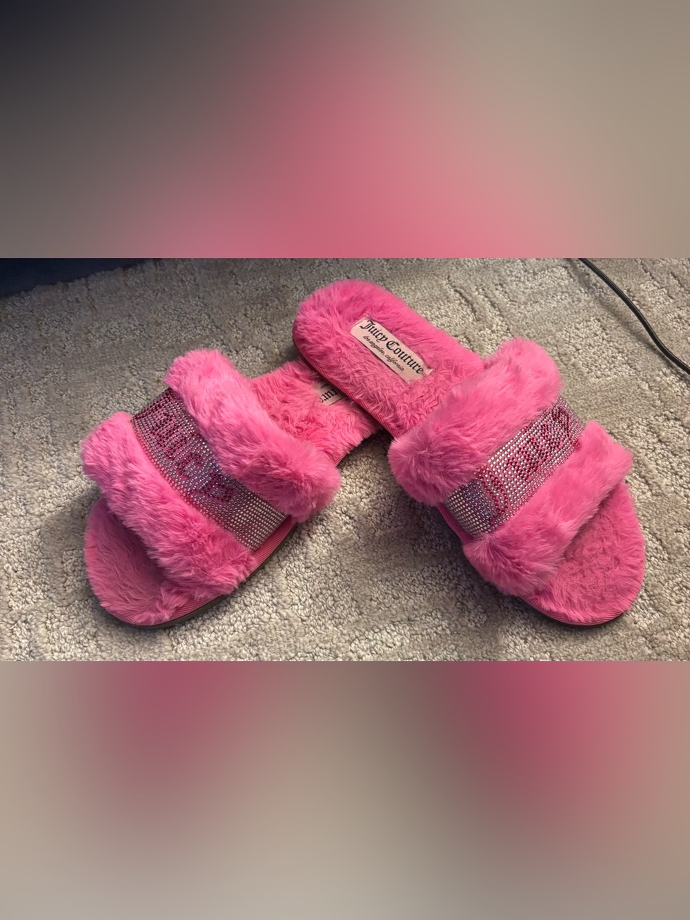 Juicy Couture Gravity Slide Slippers